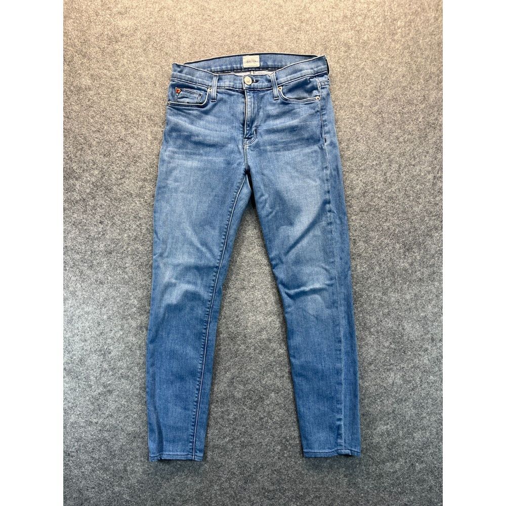 Hudson Jeans Womens Size 27 Nico Super Skinny Midrise Light Blue Stretch Denim